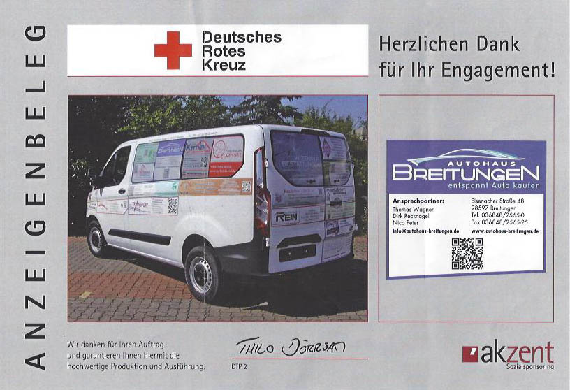 Deutsches Rotes Kreuz - Autohaus Breitungen Deutsches Rotes Kreuz - Autohaus Breitungen