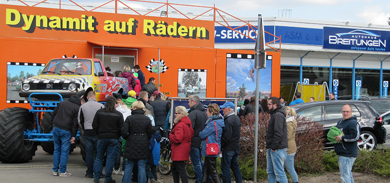Dynamit auf Rädern