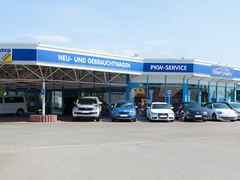 Das Autohaus Breitungen - Einfahrt