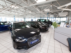 Ein Blick ins Autohaus Breitungen